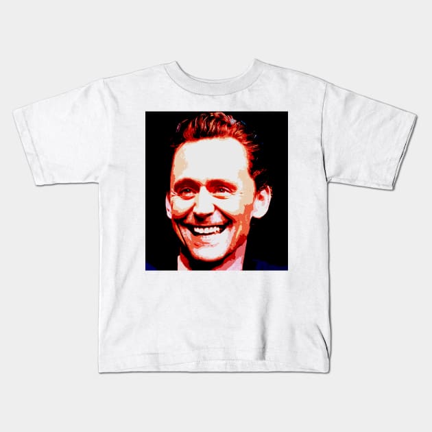 Tom Hiddleston Kids T-Shirt by oryan80